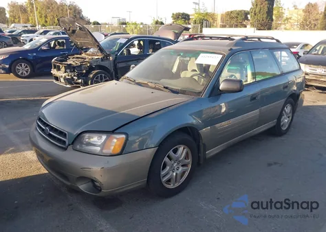 2000 Subaru Outback z USA, uszkodzony, nr VIN 4S3BH6653Y6638985